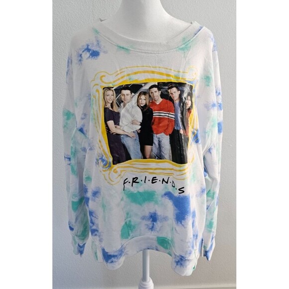 FRIENDS TV SERIES MULTICOLOR SWEATSHIRT SIZE JUNIOR XXXL - Picture 1 of 16